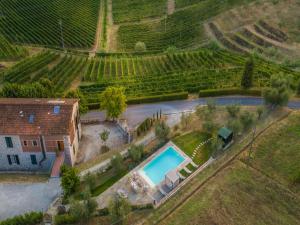 Villa in Lucca with Winery and Vineyard Views