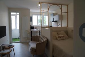 Appartements Les 20 bonheurs - Cosy pour 2 pers - Check-in 24-24 : photos des chambres