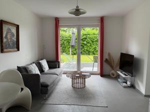 Ferienwohnung Backfisch, 500m zum Strand, Terrasse mit Garten