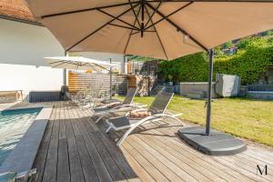 Maisons de vacances M62 Jolie villa Veyrier-du-lac avec Jacuzzi et vue sur lac : photos des chambres