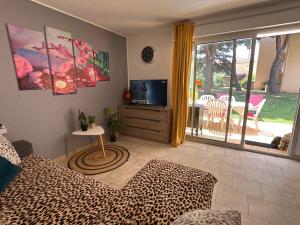 Appartements T2 RDC a Canet en Roussillon Europa 4 pers ,piscine,clim, tennis, parking : photos des chambres