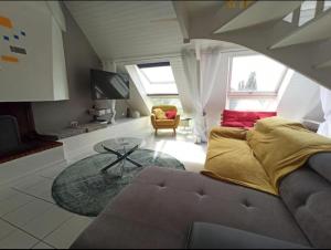 Appartements Superbe loft 90m² proche parc expo Nantes (6p) : photos des chambres