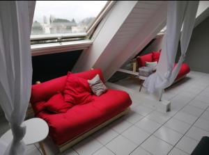 Appartements Superbe loft 90m² proche parc expo Nantes (6p) : photos des chambres