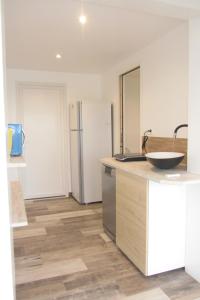 Appartements Studio vue mer dans le centre de Crozon : photos des chambres