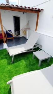 Modern BohoTropical apartment with terrace