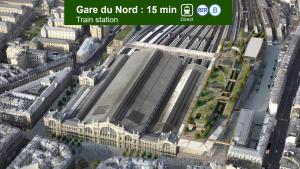 Appartements Thelissa Modern Studio - Front Metro station - Free parking : photos des chambres