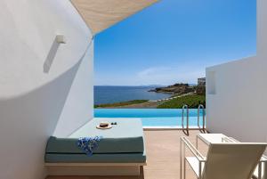 Deluxe Double Room with Direct Pool Access room in Infinity View Hotel Tinos