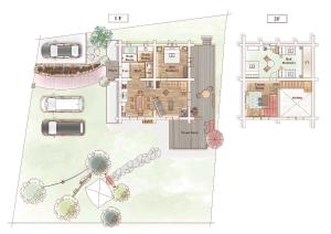 那須プレミアムログハウス 薪ストーブと清流の森 貸切別荘