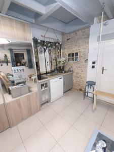 Maisons de vacances Le Blue Dream Arcade Bain a bulles : photos des chambres