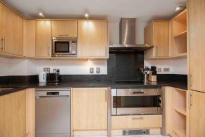 Terraced riverview apartment