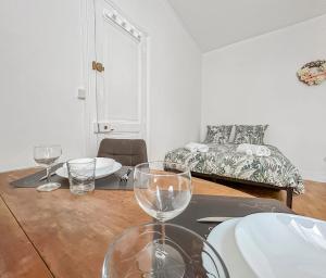 Studio lumineux avec jardin commun à Tours