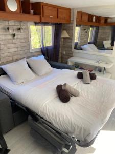 Maisons de vacances Bungalow avec piscine privative proche Aix en Provence : photos des chambres