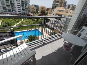 M1 403 Frontal al Mar Vistas Terraza y Wifi