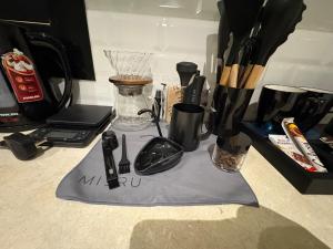 Apartment with bedroom, living room, kitchen, bathroom, and self check-in