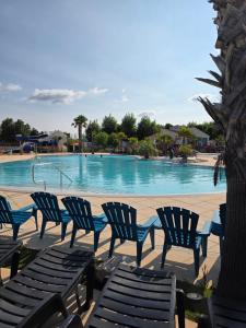 Campings Les Sables du Midi Mobil home Valras Plage : photos des chambres