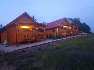 Domki z bali u Ireny Mazury