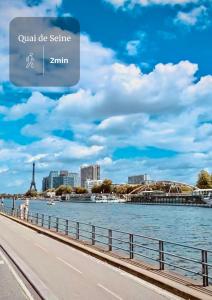 Appartements Cocoon 6p, Terrace with Eiffel Tower & Seine View : photos des chambres