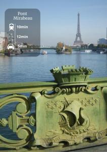 Appartements Cocoon 6p, Terrace with Eiffel Tower & Seine View : photos des chambres