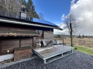 Chalet with terrace in Sourbrodt, cleaning included
