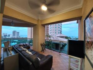 Habitación vista al mar en apartamento compartido