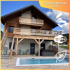 Chalet PLUME DEAU - jacuzzi, piscine et pétanque