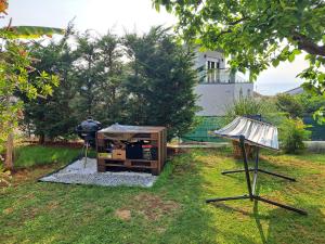 Apartment Peruč with big terrace and beautiful garden