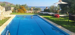 Sea view villa Stelios with Private pool Near the beach