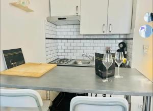 Appartements Coquebert studio confortable proche centre ville : photos des chambres