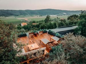 Private Olive Glamping with Tiny House and Two Tents 