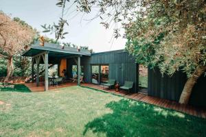 Private Olive Glamping with Tiny House and Two Tents