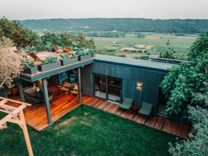 Private Olive Glamping with Tiny House and Two Tents
