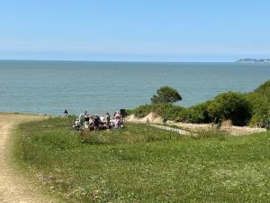Maisons de vacances Maison de pecheur petite vue mer centre village : photos des chambres