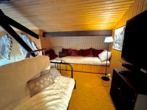 Grand chalet de charme cosy, sauna & vue de rêve