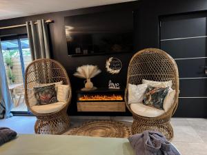 Maisons de vacances gite romantique : photos des chambres