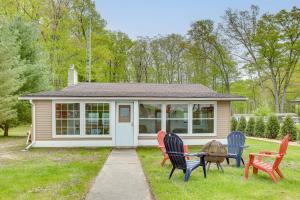 Ice Fish and Snowmobile Lakefront Home in Baldwin