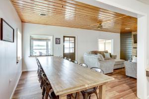 Ice Fish and Snowmobile Lakefront Home in Baldwin