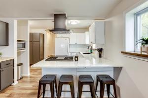 Ice Fish and Snowmobile Lakefront Home in Baldwin