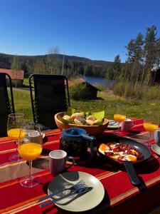 Hildas Hus with river view and spa