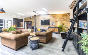 Appartements Gite An Alre - Piscine - Spa - cine : photos des chambres
