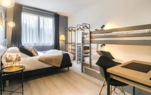 Appartements Gite An Alre - Piscine - Spa - cine : photos des chambres