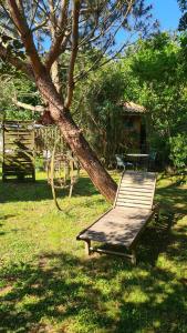 Maisons d'hotes Le chalet du Jardin cache : Chambre Double avec Terrasse