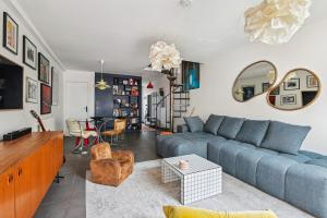 Appartements Duplex design relaxing garden Porte de Paris : photos des chambres