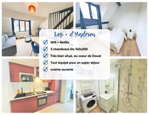 Cosy appart- 6 pers Netflix Hyper centre Douai