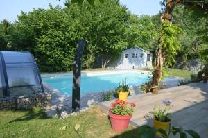 Maisons de vacances Au Coeur du Bien-Etre, gite avec piscine chauffee et couverte, SPA, sauna, massages : photos des chambres