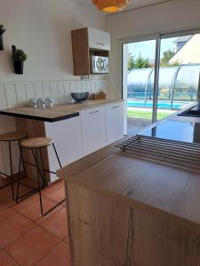 Villas Villa bord de mer avec piscine et jacuzzi : photos des chambres