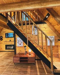 Alpine Cabin in the Mountain