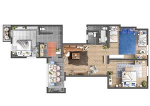 Creative Shelter 108m2 with Balcony Old Town