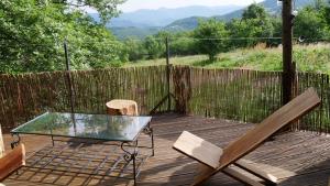 Tentes de luxe gite de l-aigle : photos des chambres