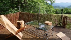 Tentes de luxe gite de l-aigle : photos des chambres