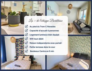 Appartements L-echoppe Bordelaise Tram C : photos des chambres